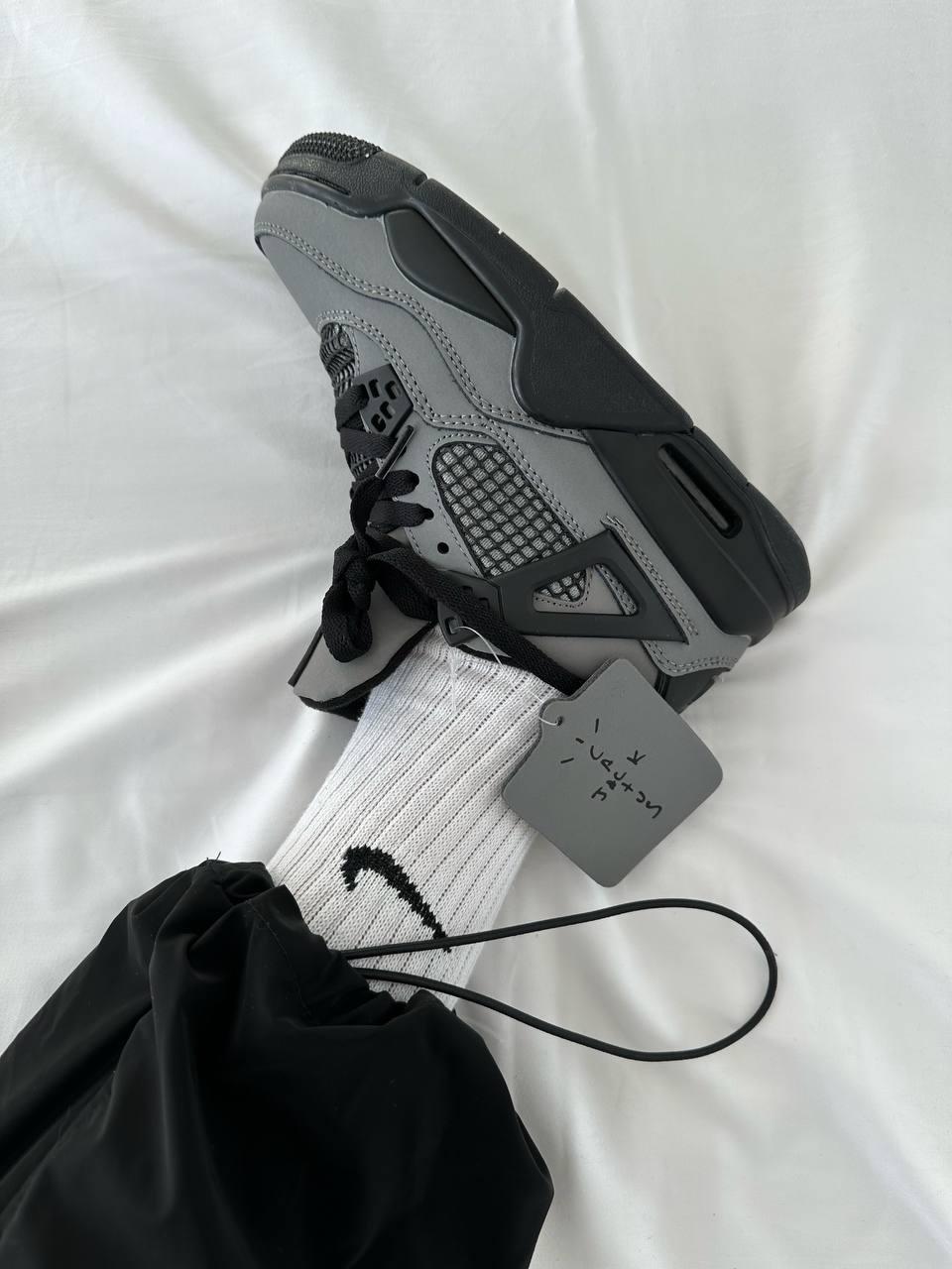 Nike Air JORDAN 4 x Cactus Jack Grey Black