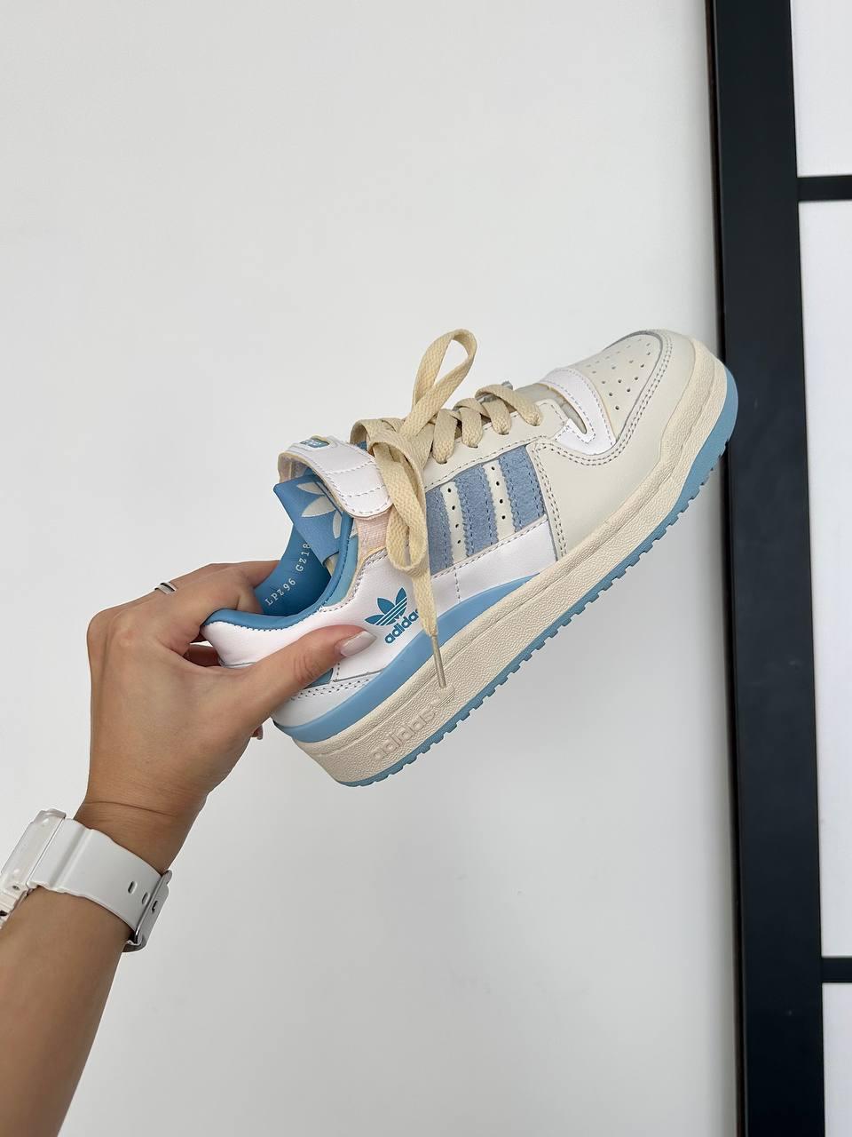 Adidas Forum Low Light Cream Blue