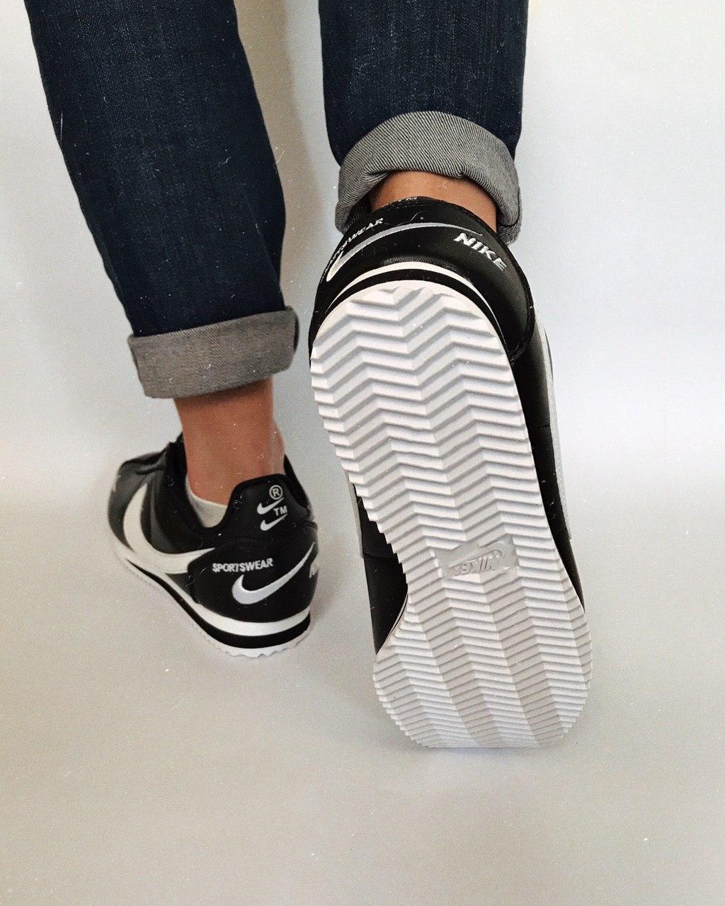 Nike Cortez Black White 2