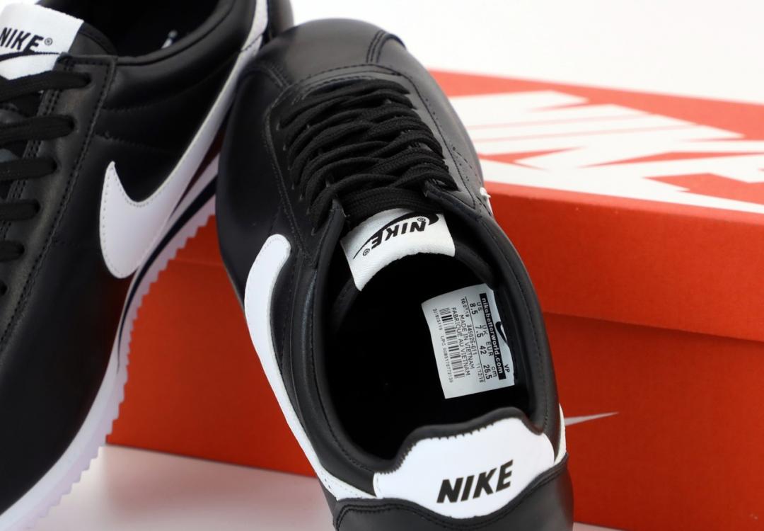 Nike Cortez Black White 3
