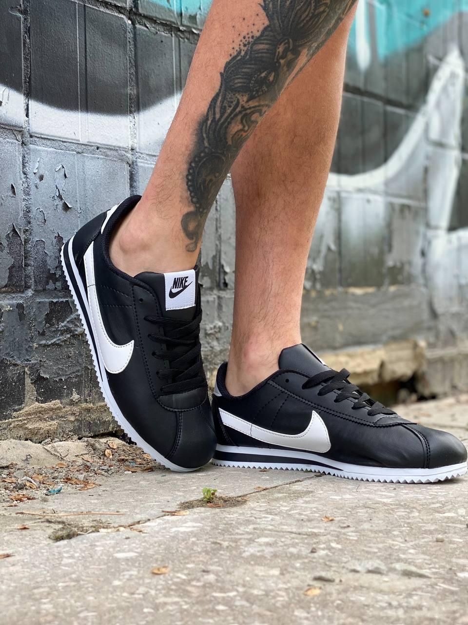 Nike Cortez Black White 3