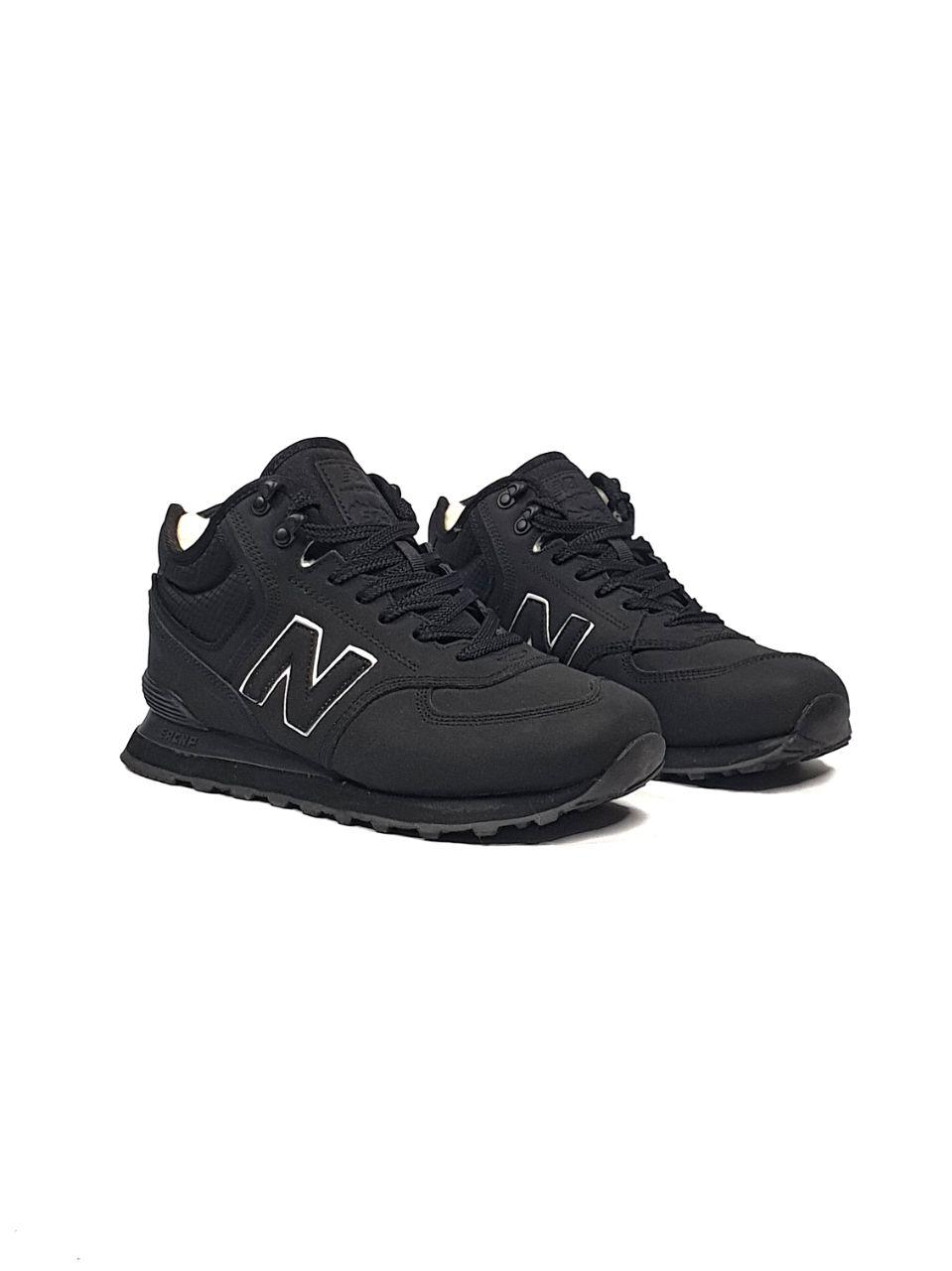 New Balance 574 Boots Winter Leather Black