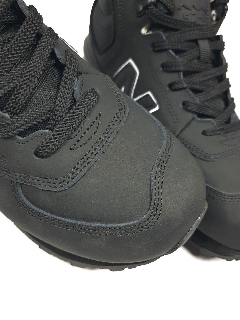 New Balance 574 Boots Winter Leather Black