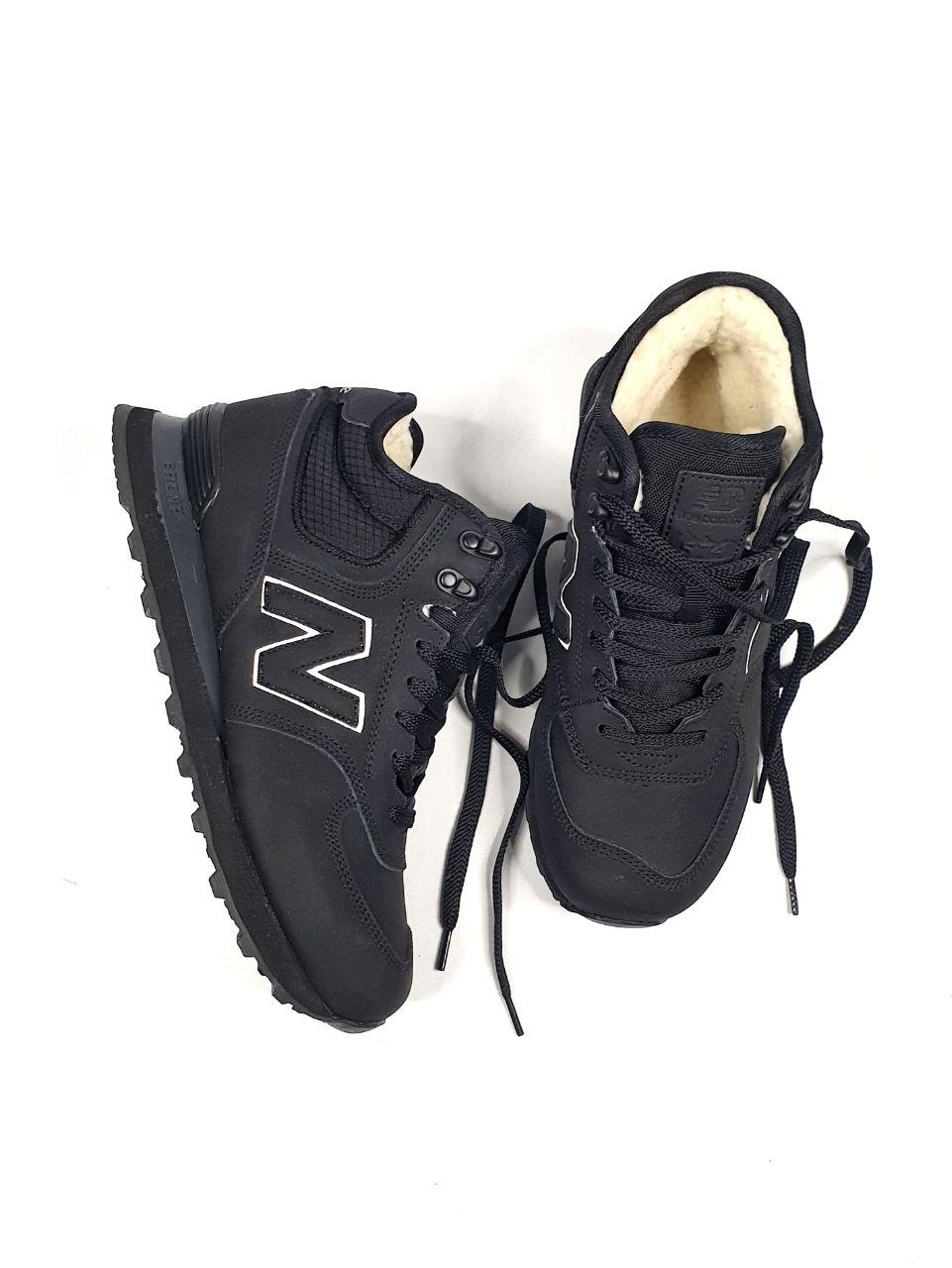 New Balance 574 Boots Winter Leather Black