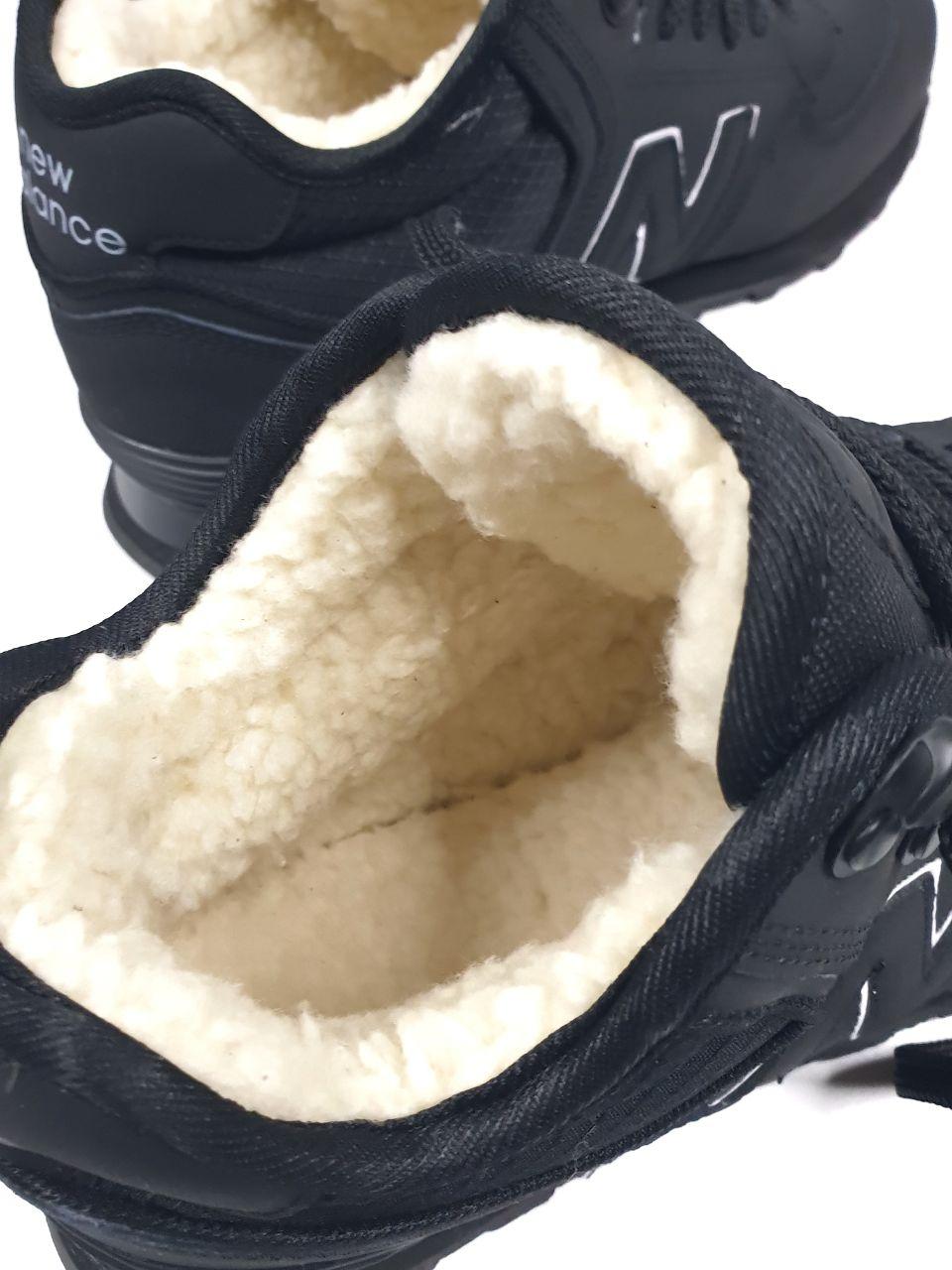 New Balance 574 Boots Winter Leather Black