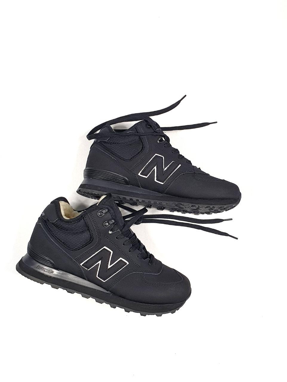 New Balance 574 Boots Winter Leather Black